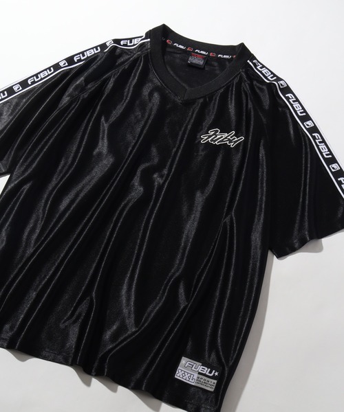 FUBU ゲームシャツ bboy hiphopフブ 2XL 美品 FUBU ゲームシャツ メンズ レディース フブ フットボールシャツ