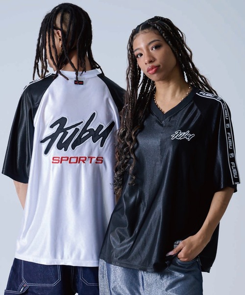 FUBU tシャツ 「FUBU/フブ」LOGO TAPE GAME SHIRT/ロゴテープ