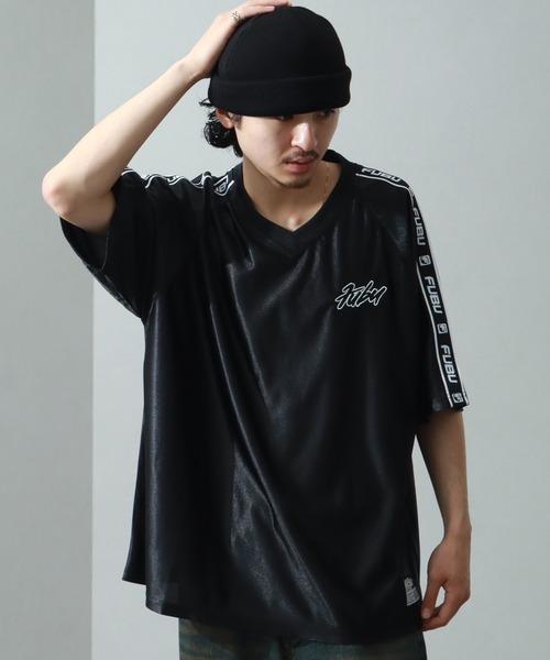 レア！XL FUBU フブ 刺繍 HIP HOP ゲームシャツ Tシャツ 希少XL☆FUBU フブ 刺繍 HIP HOP ゲームシャツ Tシャツ