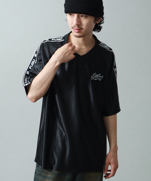 FUBU tシャツ 「FUBU/フブ」LOGO TAPE GAME SHIRT/ロゴテープ