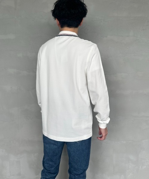 FRED PERRY 「FRED PERRY」 長袖ポロシャツ S ダークグリーン