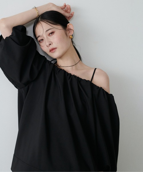 ブラウス シャツ 「LARUTA」ボリュームバルーン袖ブラウス レディース LARUTA ブラウス シャツ 「LARUTA」ボリュームバルーン袖