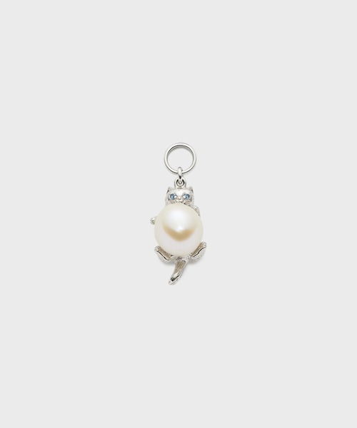 agate シルバー パールチャーム agete｜<6月誕生石>シルバーパールチャーム | Rakuten Fashion
