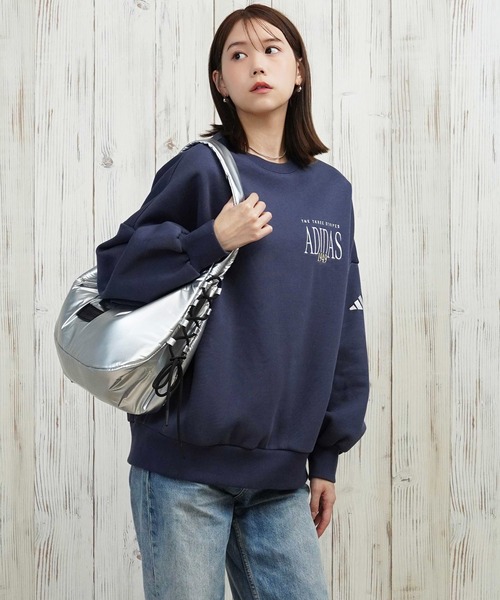 adidas（アディダス） トレーナー スウェット 裏起毛/クルーネック  