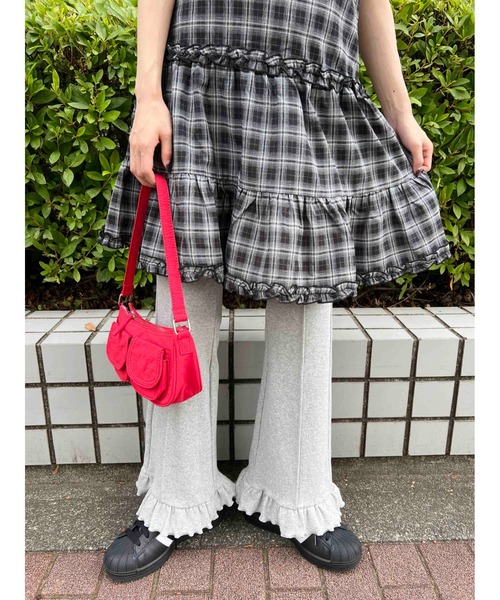ホントの最終お値下げ！早い者勝ち！deco.and フリルフリルパンツ 追加販売】ティアードレースフレアレイヤードフリルパンツ | CIAOPANIC