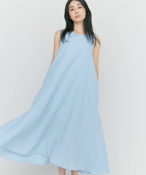 BLUE×PALANGノースリーブ Aラインドレス ロイヤルブルー BLUE×PALANG ワンピース A-LINE DRESS : ZOZOTOWN Yahoo!店