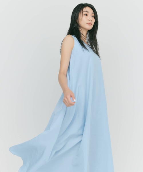 BLUE×PALANGノースリーブ Aラインドレス ロイヤルブルー BLUE×PALANGノースリーブ Aラインドレス ロイヤルブルー BLUE