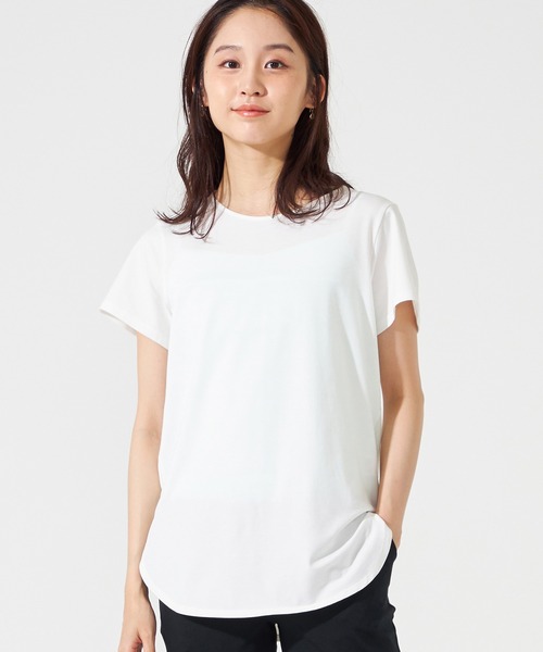 チャコット バッククロス Ｔシャツ Mサイズ Chacott tシャツ バッククロスアクセントTシャツ レディース