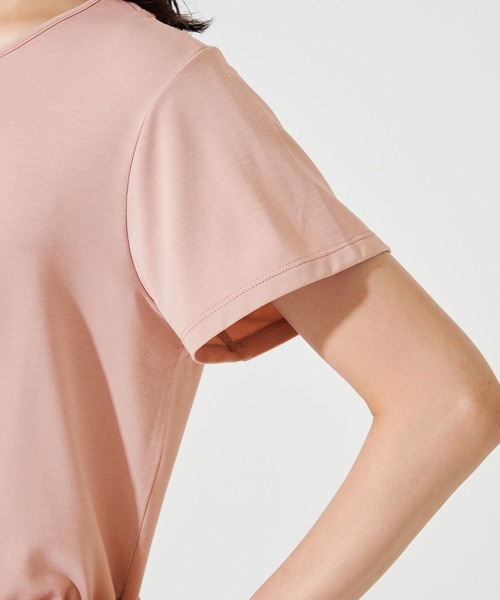 チャコット バッククロス Ｔシャツ Mサイズ Chacott tシャツ バッククロスアクセントTシャツ レディース