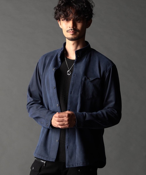 NICOLE CLUB FOR MEN（ニコルクラブフォーメン） シャツ 起毛ポンチ
