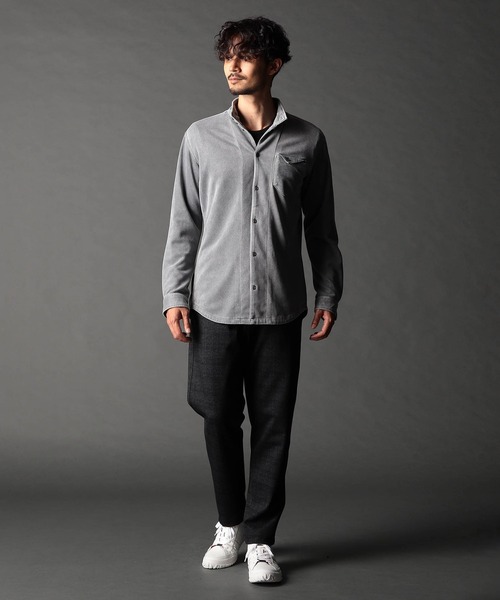NICOLE CLUB FOR MEN（ニコルクラブフォーメン） シャツ 起毛ポンチ
