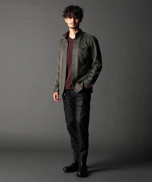 NICOLE CLUB FOR MEN（ニコルクラブフォーメン） シャツ 起毛ポンチ