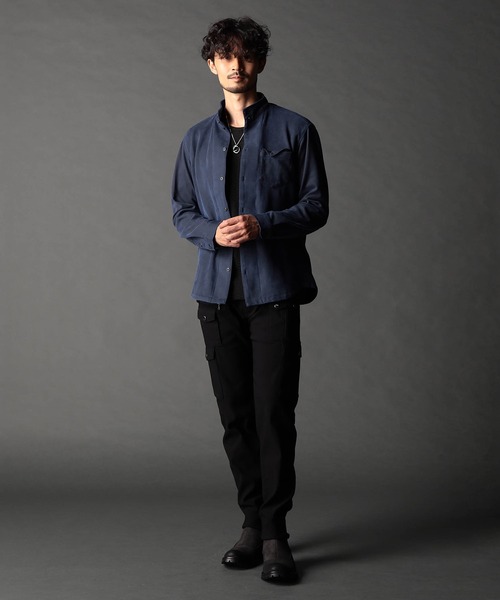 NICOLE CLUB FOR MEN（ニコルクラブフォーメン） シャツ 起毛ポンチ