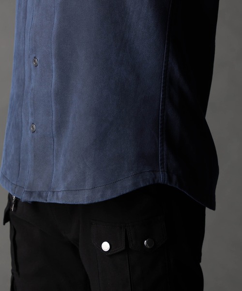 NICOLE CLUB FOR MEN（ニコルクラブフォーメン） シャツ 起毛ポンチ