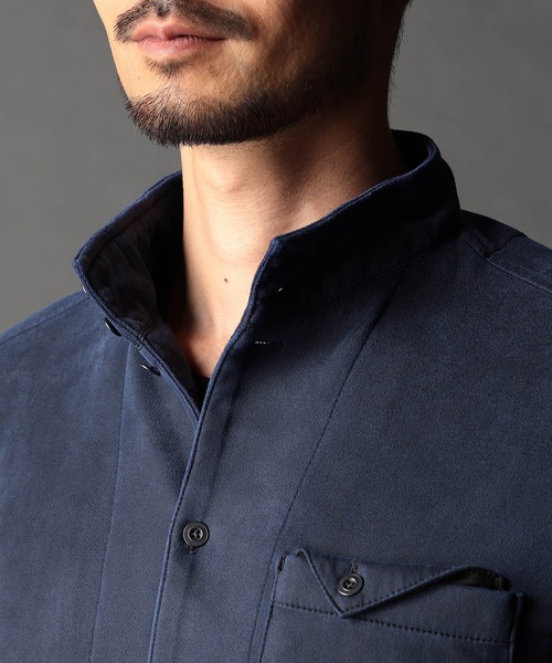 NICOLE CLUB FOR MEN（ニコルクラブフォーメン） シャツ 起毛ポンチ