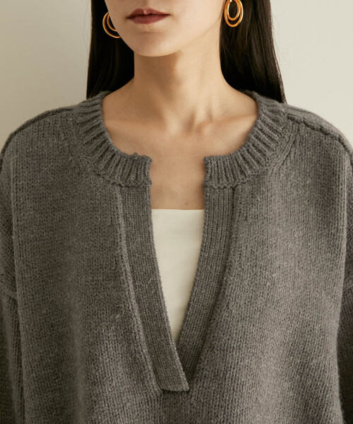 SALON adam et rope'（サロン アダム エ ロペ） 長袖ニット FREE