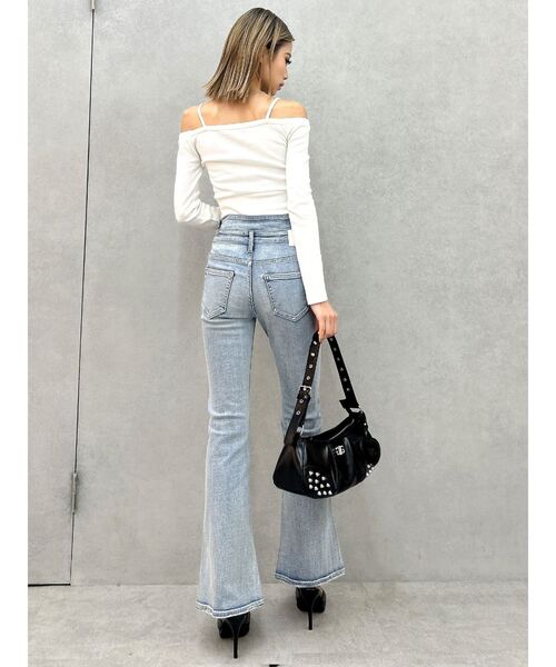 GYDA tシャツ カシュクールデザインオフショルトップス