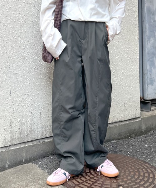 パンツ タフタワイドカーブパンツ レディース : ZOZOTOWN Yahoo!店
