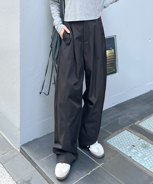 パンツ タフタワイドカーブパンツ レディース : ZOZOTOWN Yahoo!店