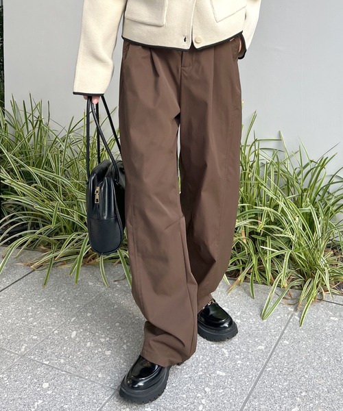 パンツ タフタワイドカーブパンツ レディース : ZOZOTOWN Yahoo!店