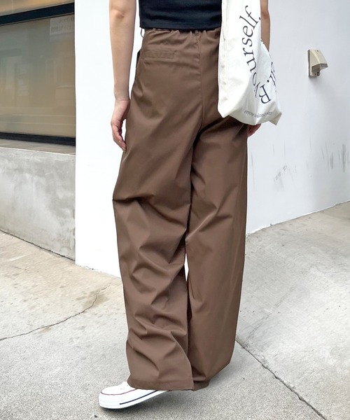 パンツ タフタワイドカーブパンツ レディース : ZOZOTOWN Yahoo!店