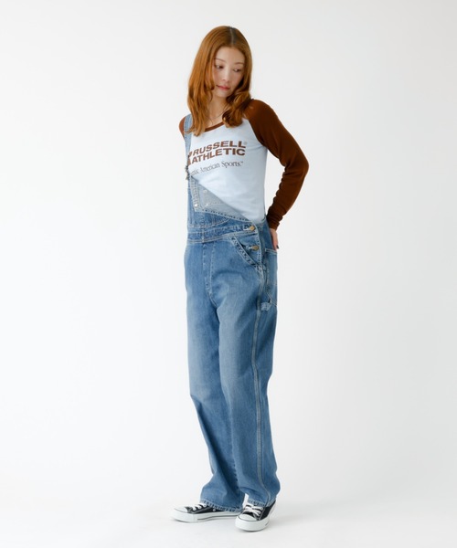 tシャツ 「RUSSELL ATHLETIC/ラッセル アスレチック」ラグランスリーブ/ロンT/Y2K/ロゴT「WEB限定」 レディース Russell Athletic tシャツ 「RUSSELL ATHLETIC/ラッセル