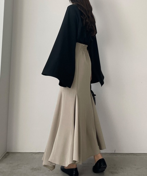 「Louere」 フレアスカート SMALL アイボリー レディース_画像5