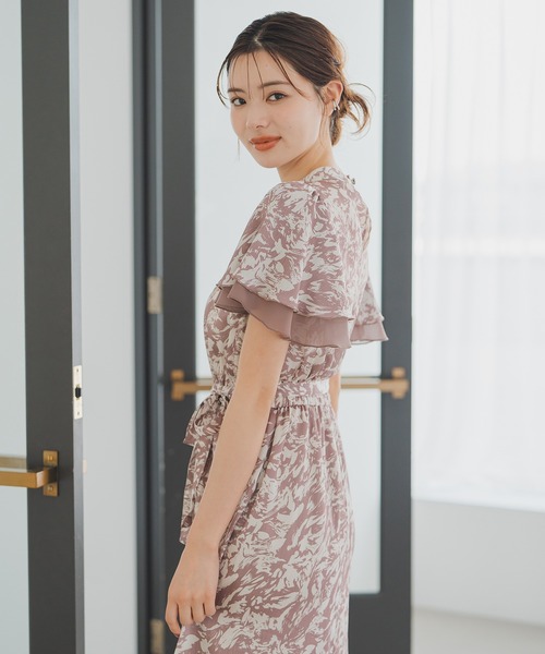 Max Mara 花柄ワンピース 楊柳 レース MISCH MASCH ワンピース 2025秋冬新作 ブライト楊柳花柄