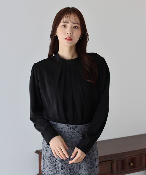 「BLUEEAST」 長袖ブラウス MEDIUM ブルー レディース