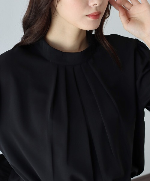 「BLUEEAST」 長袖ブラウス MEDIUM ブルー レディース