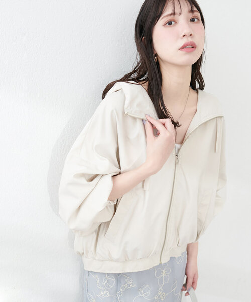 「natural couture」 ブルゾン FREE アイボリー レディース_画像5
