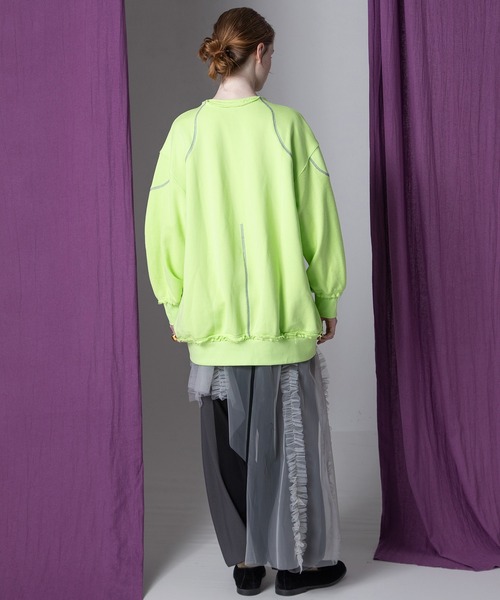 アウラアイラ　スウェット 4WAY LAYERED SWEAT — aulaaila