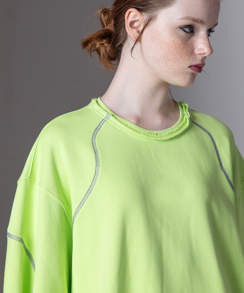 アウラアイラ　スウェット 4WAY LAYERED SWEAT — aulaaila