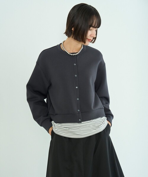 UNFILO（アンフィーロ） カーディガン 「新色追加」BEAUTY FORM JERSEY