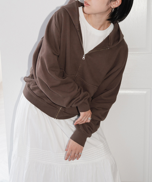 Spick＆Span パーカー K.Ayami*Sフーテッドパーカー レディース