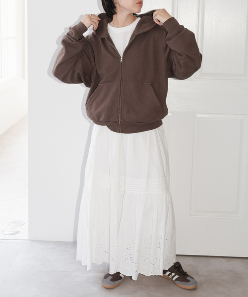 Spick＆Span パーカー K.Ayami*Sフーテッドパーカー レディース