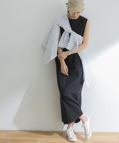 美品　René ブラック ノースリーブ ワンピース 36 美品 René ブラック ノースリーブ ワンピース 36 Rene（ルネ