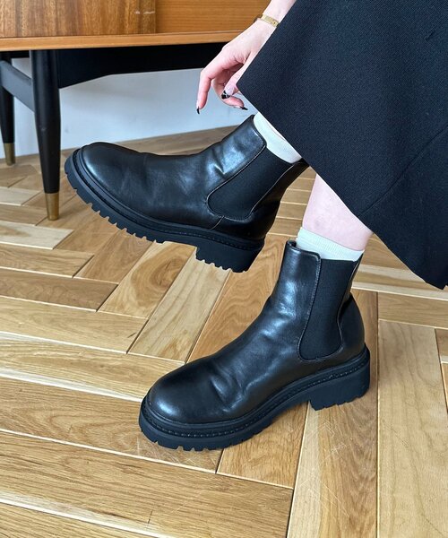 Discoat（ディスコート） ブーツ サイドゴアチェルシーブーツ