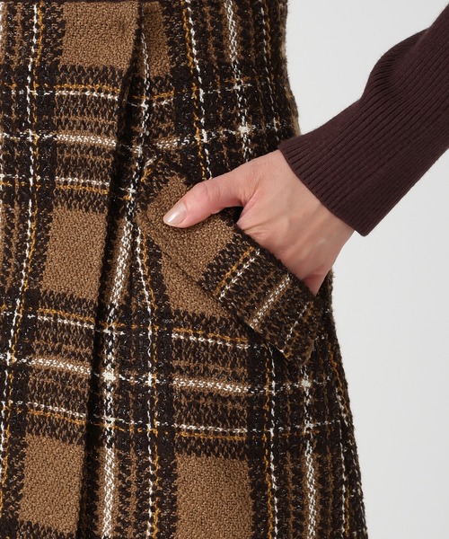 MISCH MASCH（ミッシュマッシュ） スカート 2025秋冬新作 ラメチェック