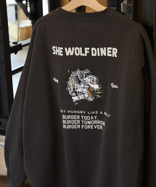 FREAK'S STORE トレーナー スウェット 限定展開 SHE WOLF DINER