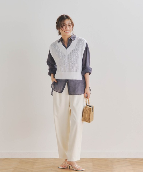 「Droite lautreamont」 長袖シャツ M チャコールグレー レディース_画像2