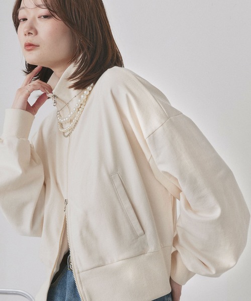 ad thie（アドティエ） トレーナー スウェット スタンドカラー ダブル
