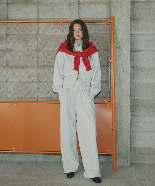 ad thie（アドティエ） トレーナー スウェット スタンドカラー ダブル