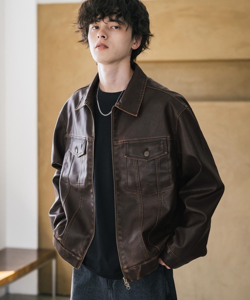 70s Reed ヴィンテージ GENERALジッパー 短丈 レザー ジャケット 70s Reed ヴィンテージ GENERALジッパー 短丈 レザー ジャケット