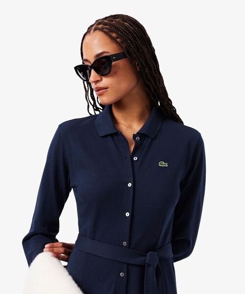 【専用です】RALPH LAUREN カノコ シャツ ワンピース ウエストリボン タック入りウエストリボンシャツワンピース | &soiree アンドソワレ