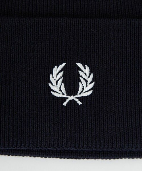 FRED PERRY（フレッドペリー） ニット帽 ニットキャップ ワンポイント