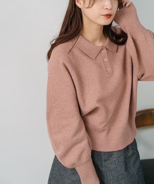 Kastane（カスタネ） ニット セーター 「新色追加/7色展開」カーブ