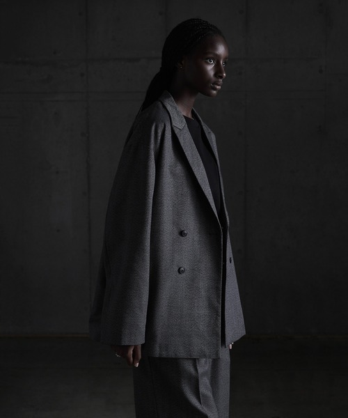 「CALLNE」 テーラードジャケット M グレー メンズ_画像9