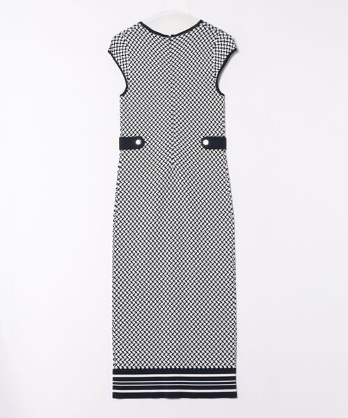 【美品✨】定価60,000円❤️マイケルコース✨サイズM✨ワンピース✨ MICHAEL KORS（マイケルコース） ワンピース タイル ジャガード ミディ