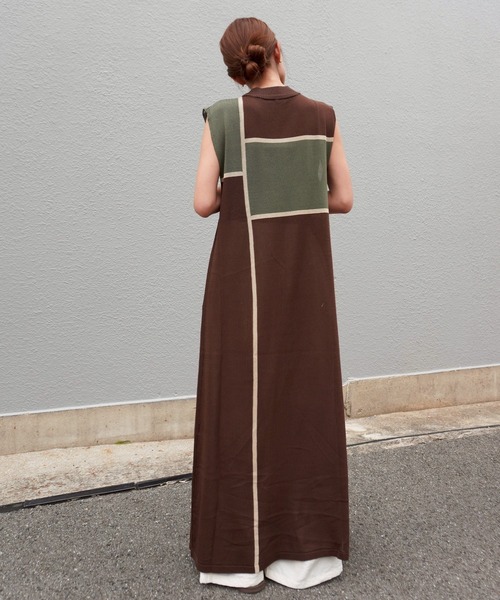 「gossara」 半袖ワンピース FREE ブラック レディース_画像8